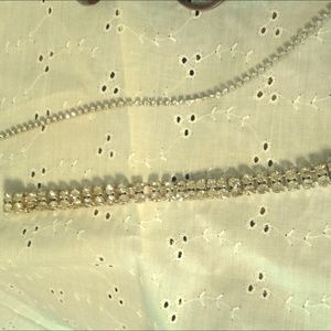 vintage goldtone rhinestone bracelet